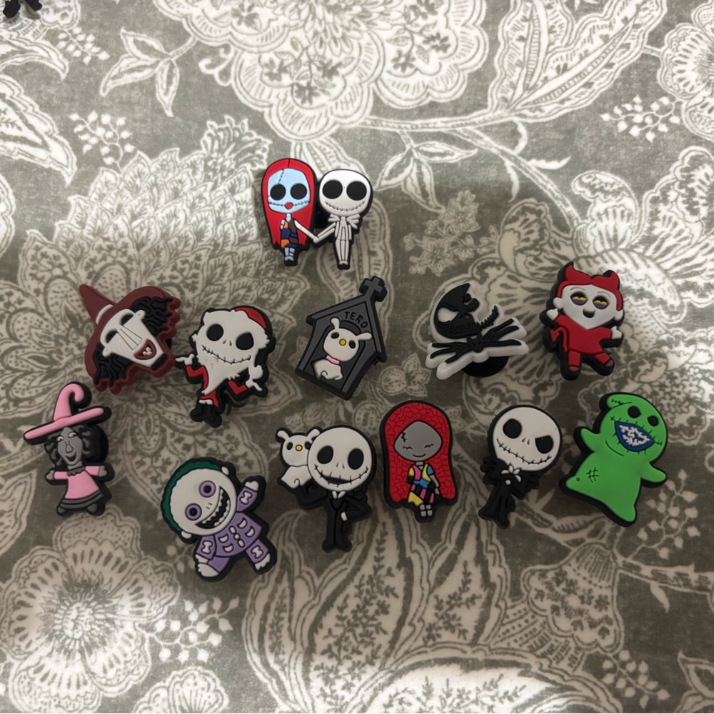 (12) Croc Charms Nightmare Before Christmas